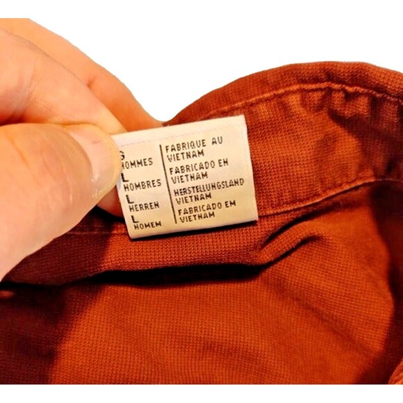 Columbia Sportswear Men's Button Down Short Sleeve Shirt Metal Buttons SZ L - Picture 5 of 7